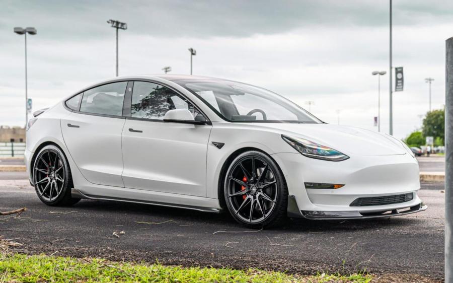 Tesla Model 3 by EVS Motors on ADV.1 Wheels (ADV5.0 FLOWSPEC) '2020